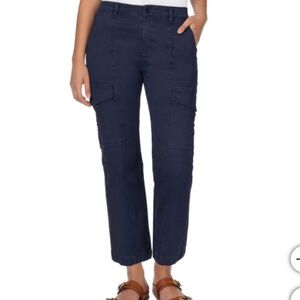 NWT Well Worn Women's Cargo Pant Navy 6